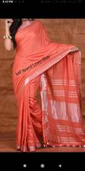 formal linen saree