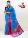 Women Cotton Sarees With Blouse thumb 3