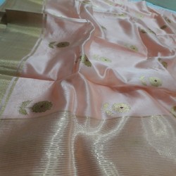 Chanderi Pattu Soft Silk Saree