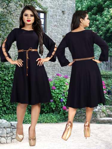 Girls American Crepe Western One Piece
