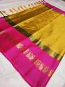 Cotton Silk Saree With Jacquard Border thumb 2