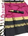 Cotton Silk Saree With Jacquard Border thumb 5
