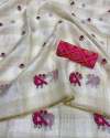 Fancy Kota Doria Saree with Banarasi Silk Blouse thumb 1