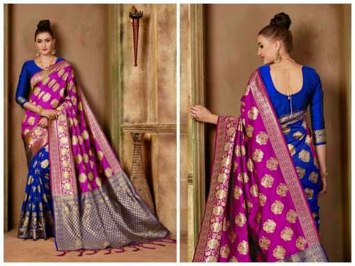 Latest Designer Banarasi Silk Sarees - 1