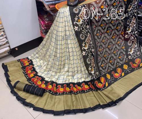 Linen saree by Designer Collection