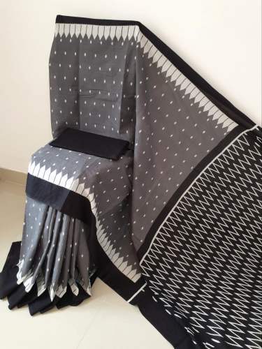 Hand block Printed Saree