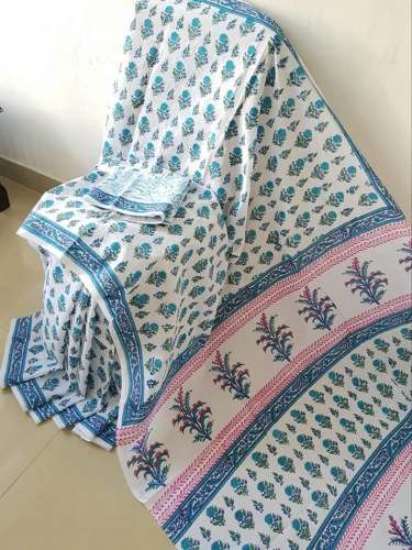 Jaipuri cotton printed saree