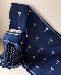Printed cotton saree 