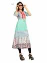 Festival Wear Anarkali Rayon Print Kurtis thumb 7
