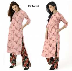 Foil Print Flex Cotton Kurtis