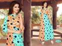Ladies Anarkali Rayon Printed Kurtis thumb 6