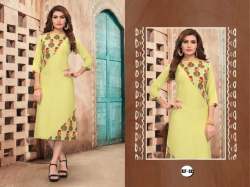 Stylish Lady Rayon Cotton Printed Kurtis