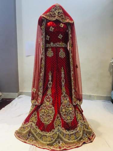 Designer Maroon wedding wear lehenga  by Ansar Designer Collection