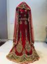 Designer Maroon wedding wear lehenga 