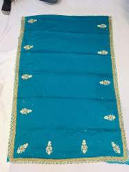 Elegant hand embroidered Saree