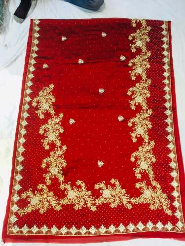 Heavily Designer Embroidered Saree