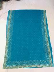 Lucknowi Hand worked saree