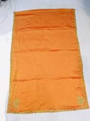 Mustard Color Lucknowi Hand worked Saree