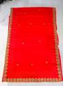 Red Hand picked embroidered Saree