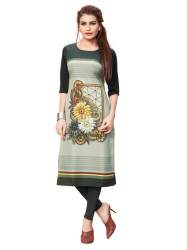Block Digital Printed Kurtis