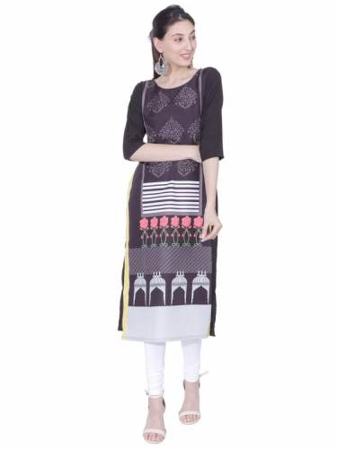 Fabulous Digital Printed Crepe Kurtis