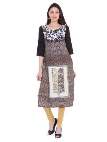 Fancy Digital Printed Crepe Kurtis