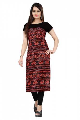 Fancy Readymade Crepe Kurtis-6