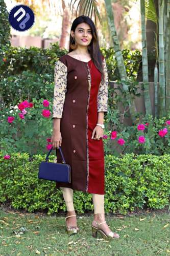 Glance designs Khadi Cotton Kurtis SAWRA vol-03