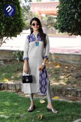 Glance designs Khadi Cotton Kurtis SAWRA vol-04