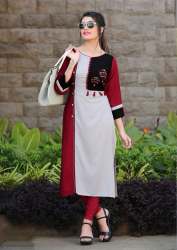 Glance designs  Rayon Kurtis GD-08