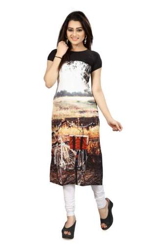 Readymade Digital Self Print Kurtis-2