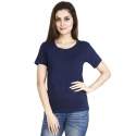 ladies-blue-casual-cotton-t-shirts