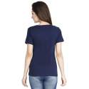Ladies Blue Casual Cotton T Shirts thumb 1