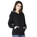 Ladies Casual Black Hoodies thumb 1