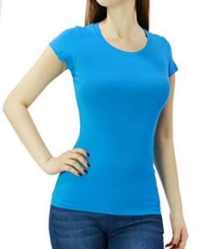 Women Casual Plain T shirts by Creative Apparels