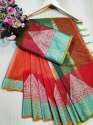Women Doriya Ground Sarees thumb 1