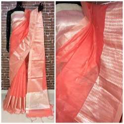Designer Linen Saree
