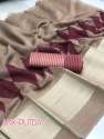 Fancy Printed Linen Saree thumb 1