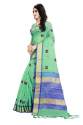 Embroidered Cotton Silk Sarees thumb 2