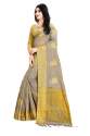Embroidered Cotton Silk Sarees thumb 4
