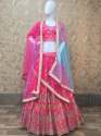 Light Pink Wedding Wear Lehenga Choli thumb 1
