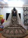 Designer Wedding Wear Velvet Lehenga Choli thumb 3