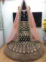 Dulhan Bridal Velvet Lehenga Choli thumb 3