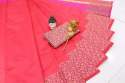 Ladies Fancy Gicha Silk Sarees thumb 9