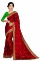 Rangoli Silk Embroidery Saree thumb 13