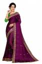 Rangoli Silk Embroidery Saree thumb 16