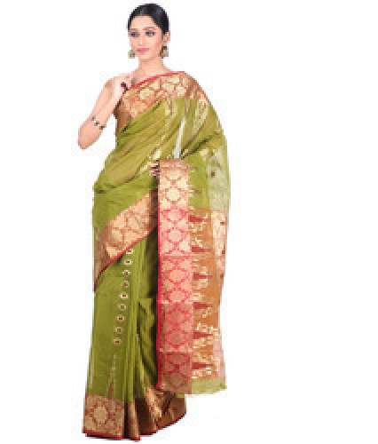 Bengali Cotton Dhakai Jamdani Sarees