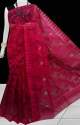 Cotton Silk Dhakai Jamdani Sarees thumb 7