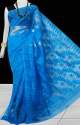 Cotton Silk Dhakai Jamdani Sarees thumb 9