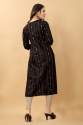 Ved Tex Jacquard Cotton Black Kurtis thumb 3